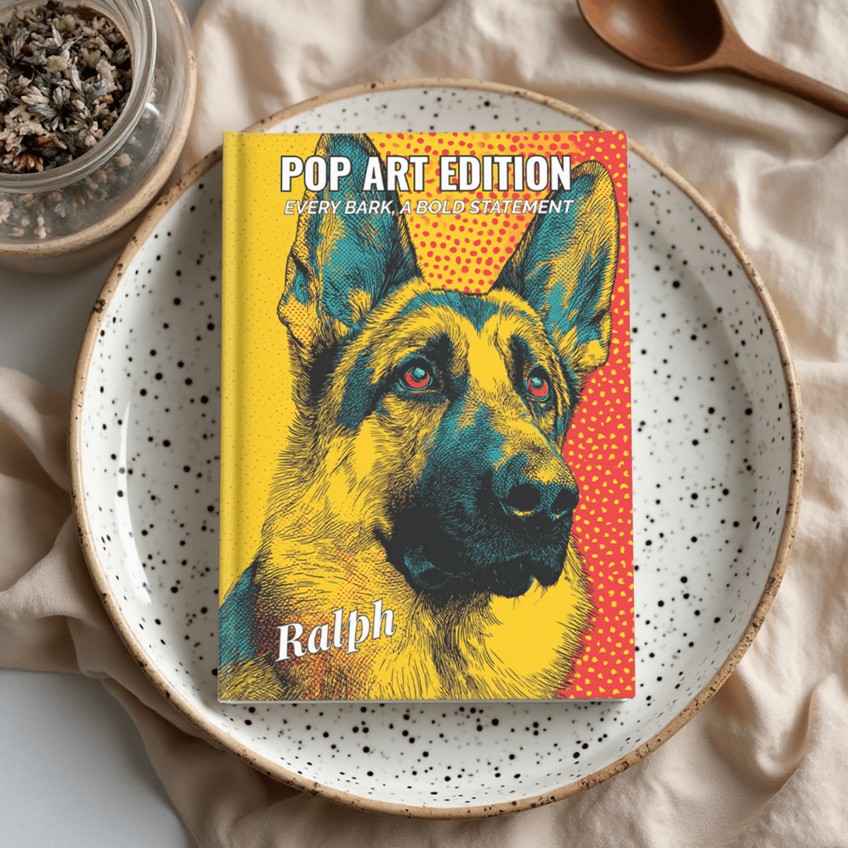 Yes, personalize the cover (+$10)