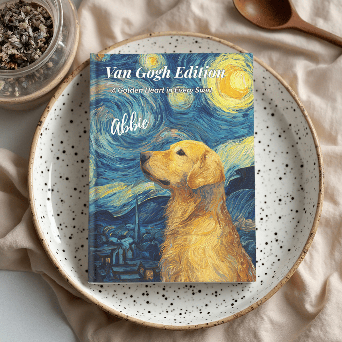 Yes, personalize the cover (+$10)