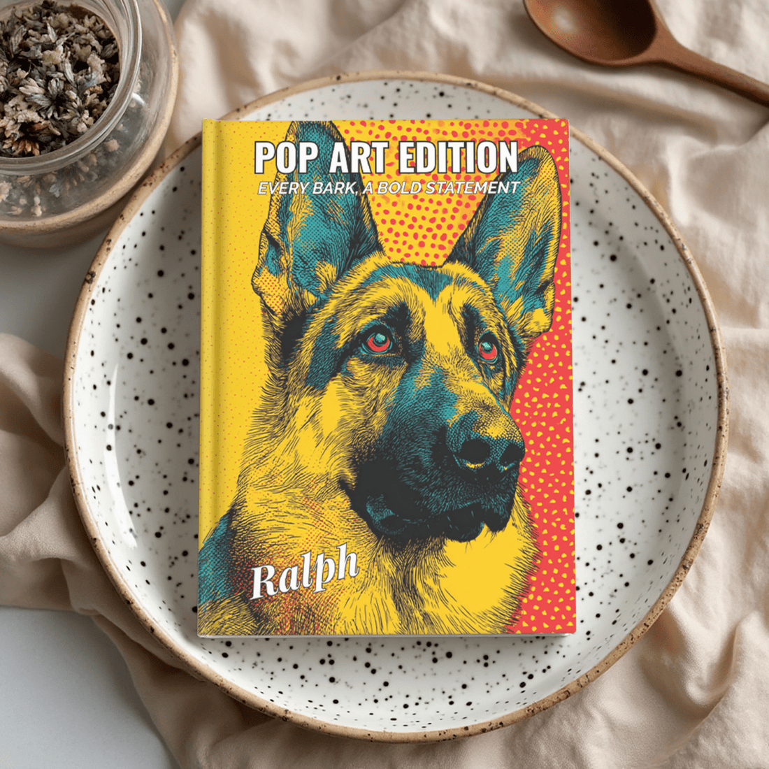 Yes, personalize the cover (+$10)