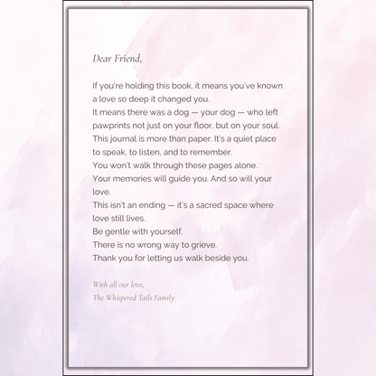 The Final Conversation – A Tribute for Pet Loss